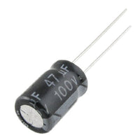 Capacitor Electrolytic 100V 47UF 16x25mm 10PCS - circuitrocks
