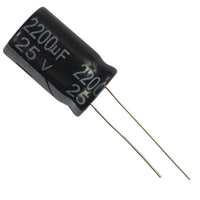 Capacitors Electrolytic 2200uF 25V Pack of 10 - circuitrocks