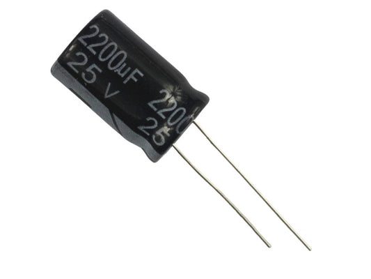 Capacitors Electrolytic 2200uF 25V Pack of 10