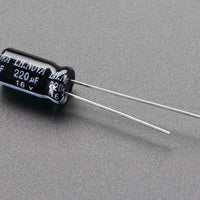 Capacitors Electrolytic 220uF 16V Pack of 10 - circuitrocks