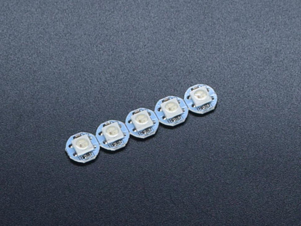 Cascadable RGB LED WS2812 5PCS - circuitrocks