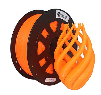 CCTREE PLA 3D Printing Filament 1.75mm FLUORESCENT ORANGE