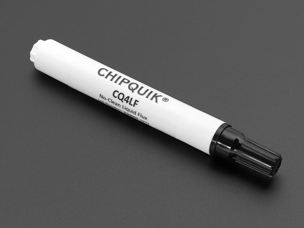 Chip Quik No-Clean Liquid Flux Pen - 10ml w/ Tip (CQ4LF)