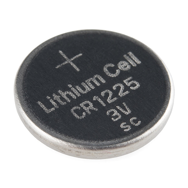 SparkFun CR1225 Coin Cell Battery 12mm 3V Lithium