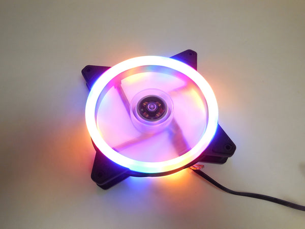 Cooling Fan 120mm Multicolored LED Ring - PC Style