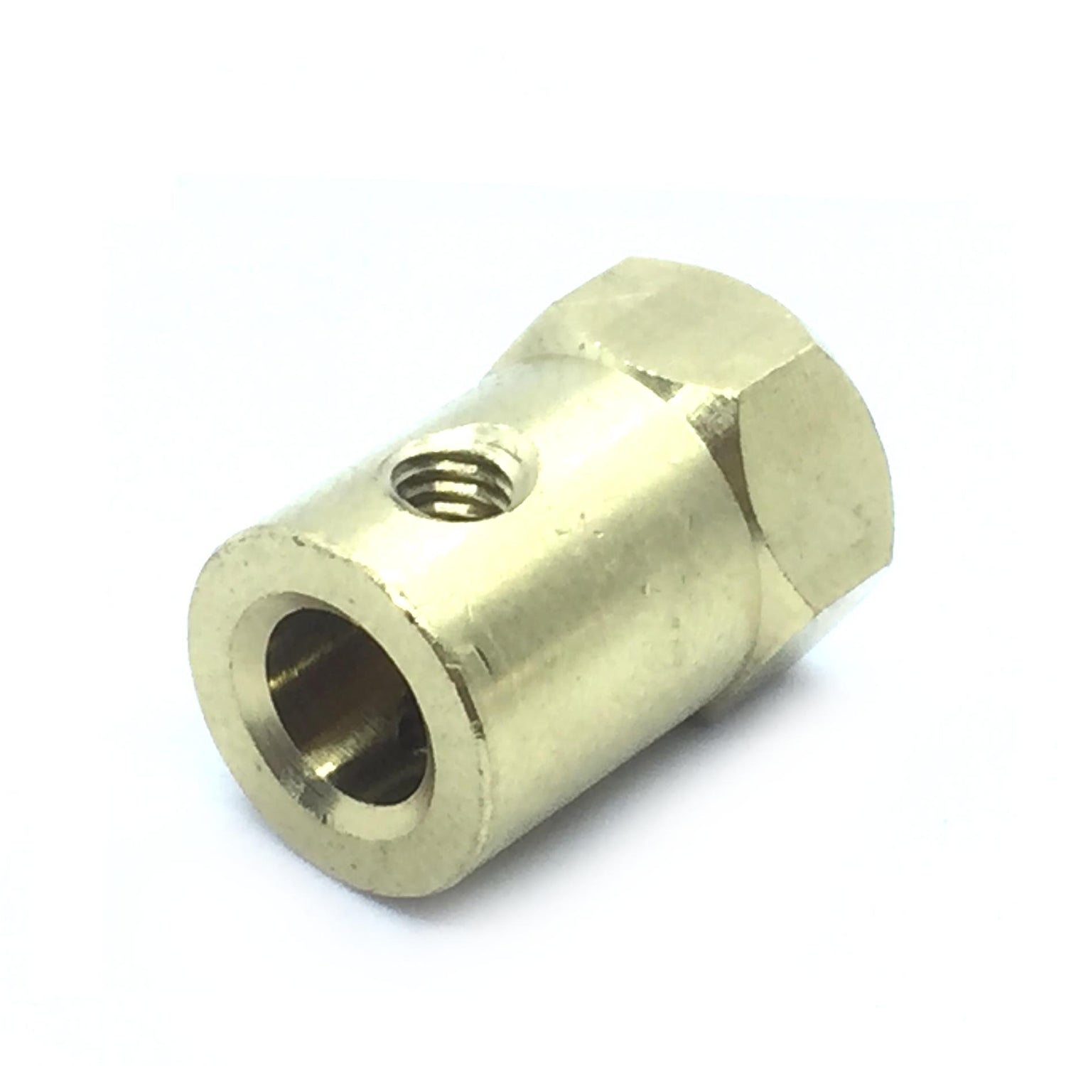 Coupling 6mm Hexagon Brass for Motor Shafts and Wheel