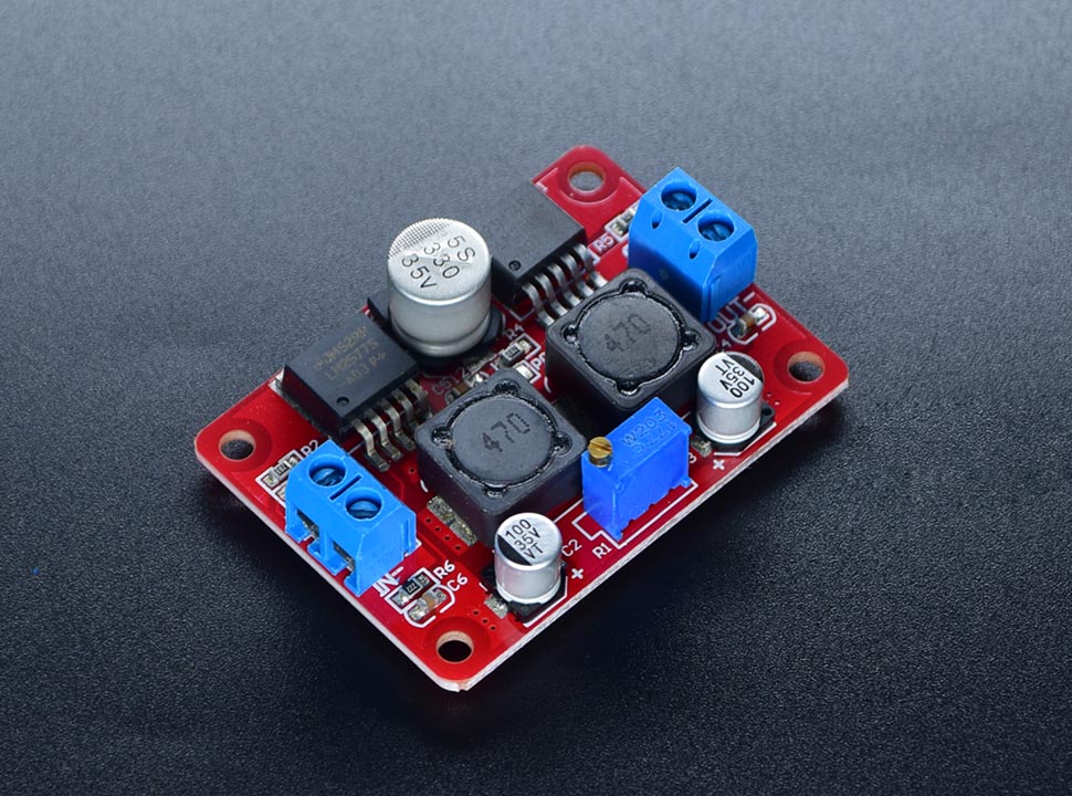 DC DC Boost And Buck Voltage Converter LM2577 LM2596 - circuitrocks