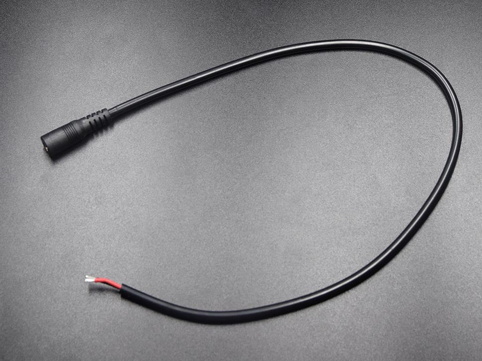 DC Female Jack 5.5x2.1mm Power Extension Cable