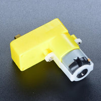 DC TT Geared Motor 6V 160RPM L Shape Metal Shaft - circuitrocks