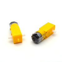 DC TT Geared Motor 6V 300 RPM I-Type 2x Shaft - circuitrocks