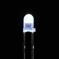 Diffused White 3mm LED 25-Pack - Through-Hole - view 2