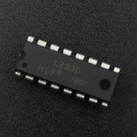 Dual H-Bridge Motor Driver for DC or Steppers 600mA L293D - circuitrocks