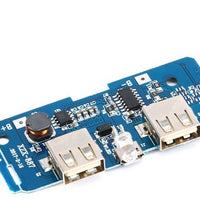 Dual Micro USB 3.7v to 5V 2A Mobile Power Bank DIY 18650 - circuitrocks