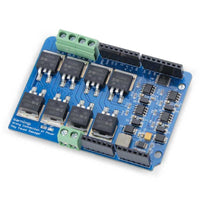 Dual Channel H-Bridge Motor Shield 22V 8A - circuitrocks