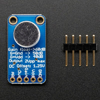 Electret Microphone Amplifier - MAX9814 with Auto Gain Control - circuitrocks