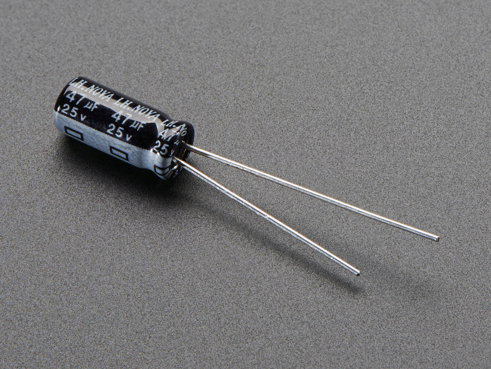 Electrolytic Capacitors 47uF 25V Pack of 10 - circuitrocks