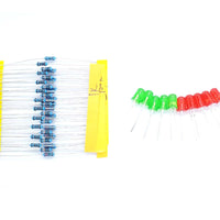 Electronics Kit LED Resistor 1K 10K 100K 220 1/4W - circuitrocks