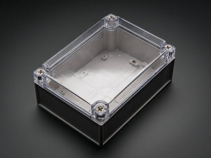 Enclosure Large Plastic Project - Weatherproof with Clear Top