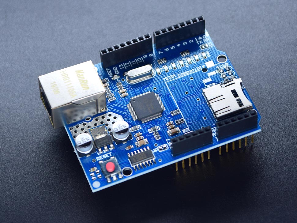 Ethernet Shield W5100 for Arduino - circuitrocks