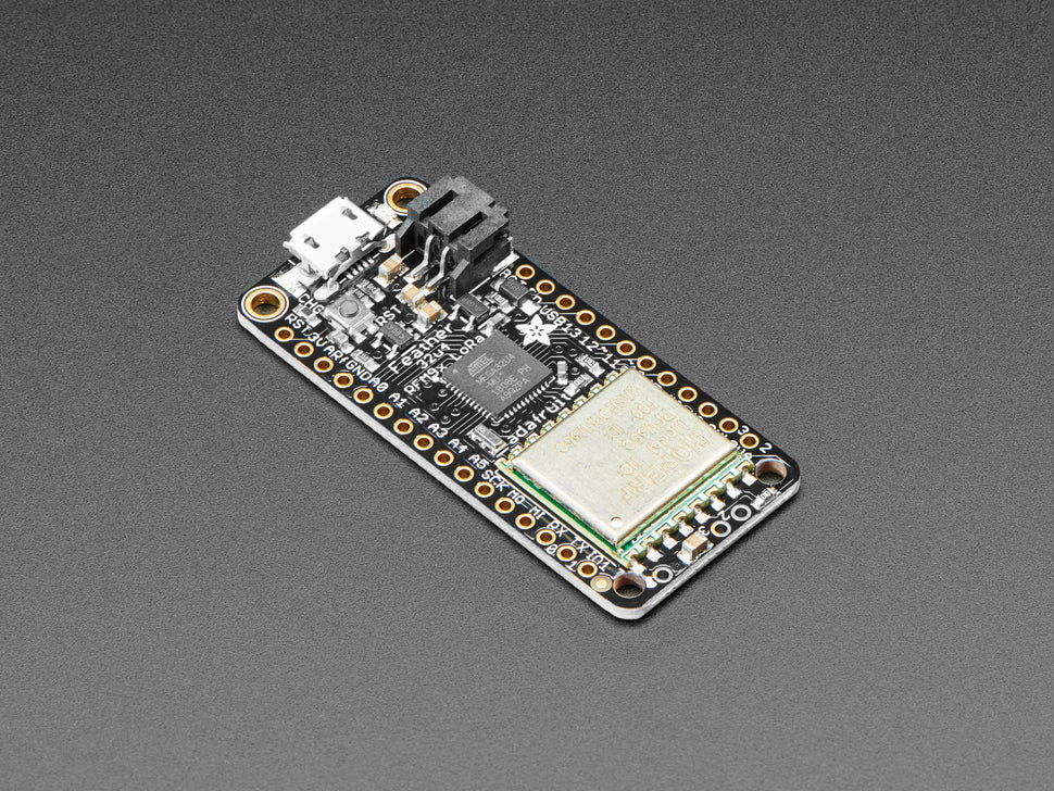 Adafruit Feather 32u4 with RFM95 LoRa Radio - 868/915MHz