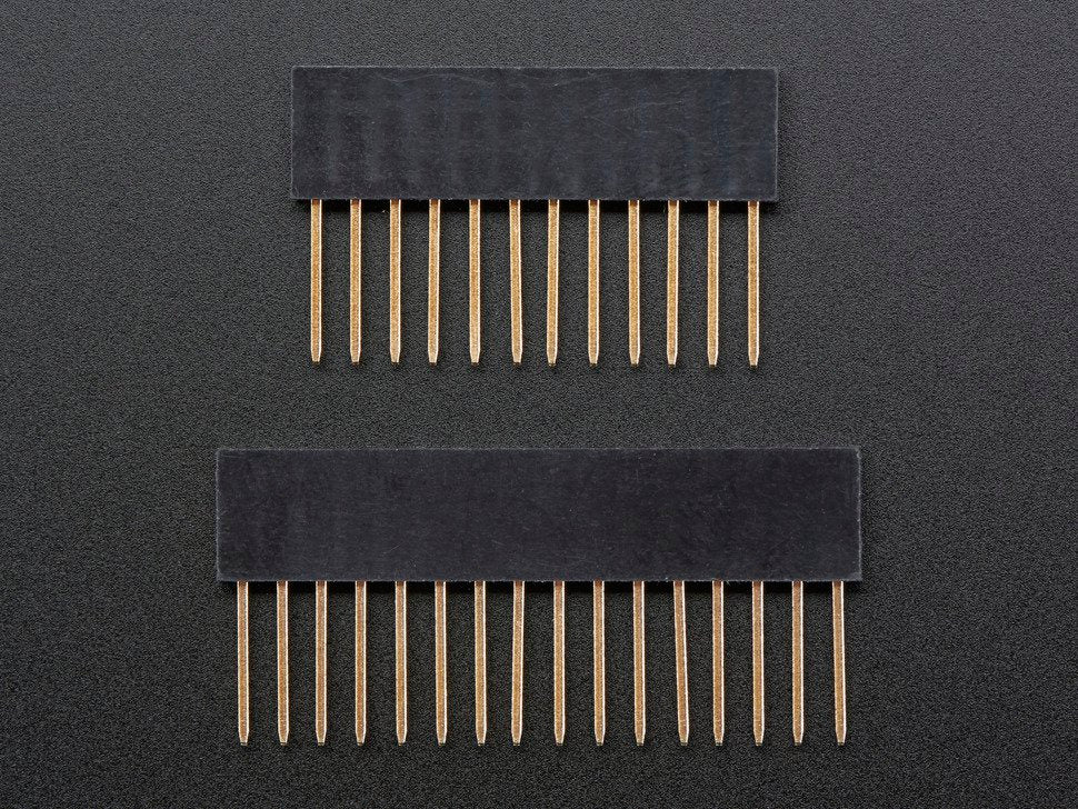 Adafruit Feather Stacking Headers 12+16-Pin Female