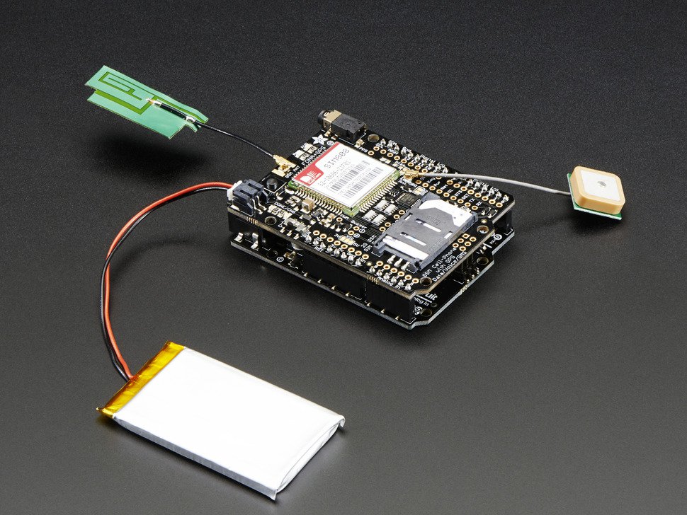 FONA 808 Shield Mini Cellular GSM GPS for Arduino Adafruit - circuitrocks