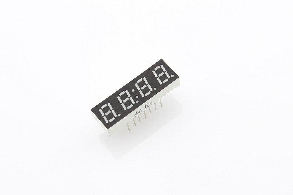 Four Digit Numeric Time Display 0.36" Red Common Cathode