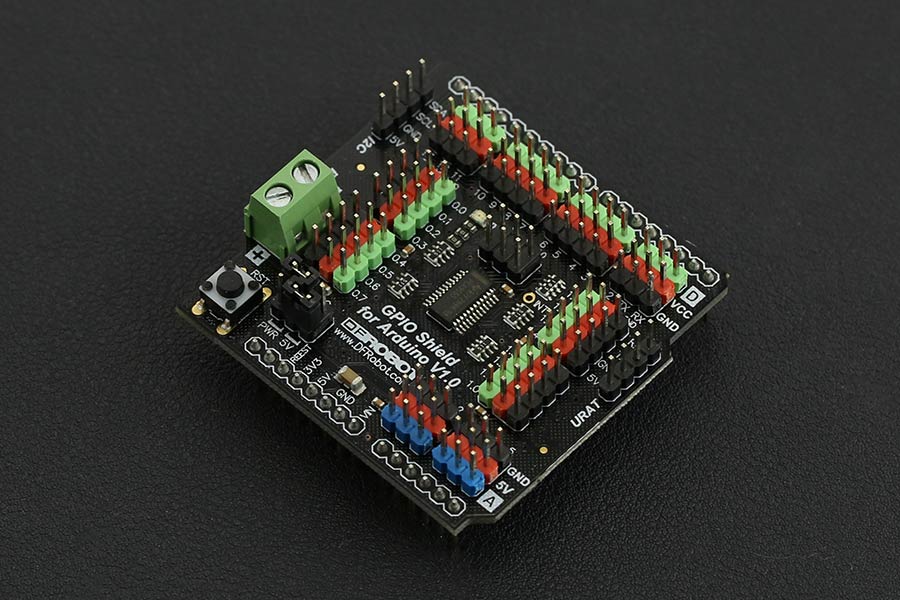 GPIO Expansion Shield for Arduino Gravity - DFRobot DFR0334 image 1