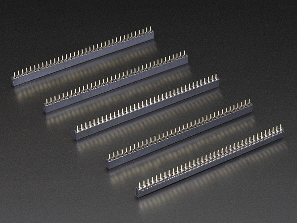 Header Female 36-pin 0.1" Short Pack of 5 - circuitrocks