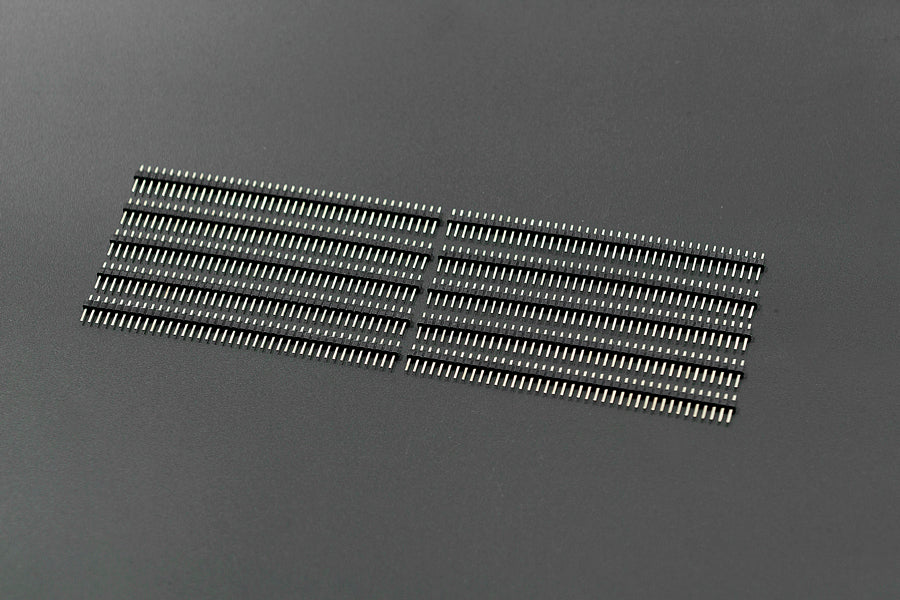 Headers 0.1″ 2.54 mm Arduino Male Pin Straight Black 5PCS