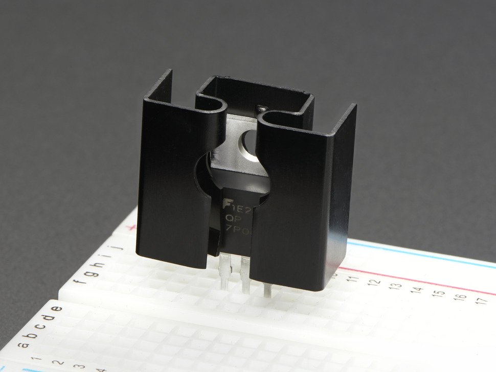 Adafruit Heatsink TO-220 Clip-On - 977