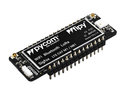Pycom Fipy MicroPython enabled development board LoRa Sigfox WiFi Bluetooth LTE CAT M1 NB-IoT