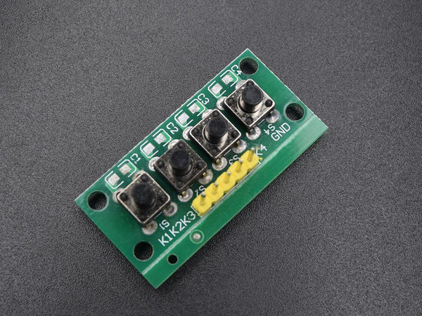 Keypad 1x4 Independent Button - circuitrocks