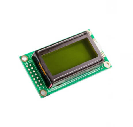 LCD 0802 Character Display Module 5V Green