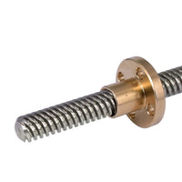 Lead Screw T8 1000mm Stainless Steel with Brass Nut - circuitrocks