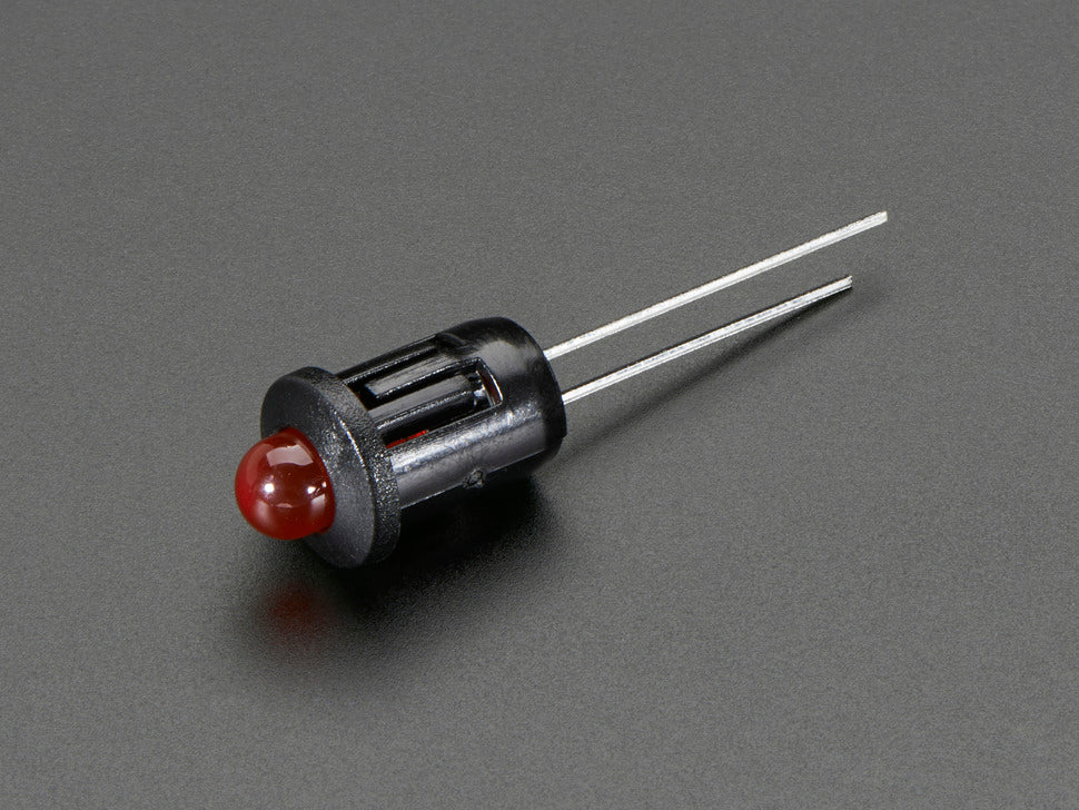 LED Holder 5mm Plastic Bevel 5PCS - circuitrocks