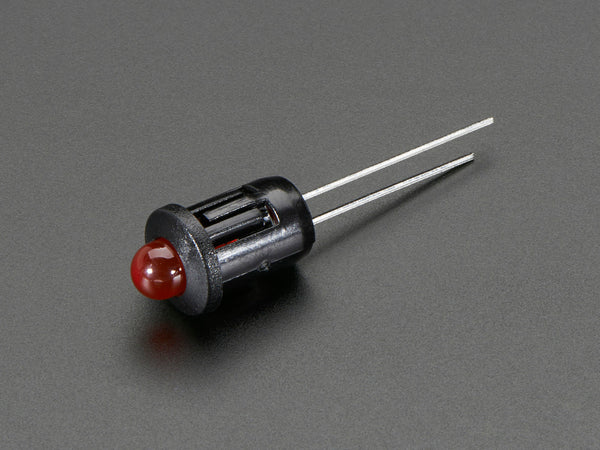 LED Holder 5mm Plastic Bevel 5PCS - circuitrocks