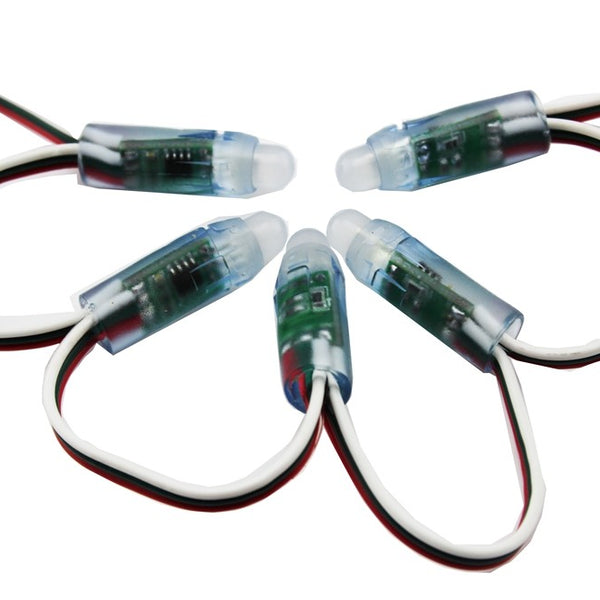 WS2811 RGB Pixel Nodes 50pcs 12V 12mm (DLD10012W) – circuitrocks