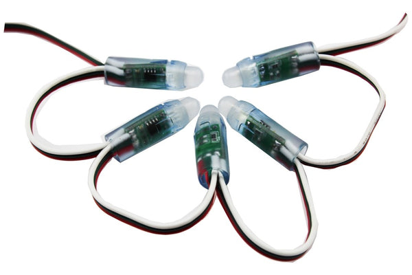 LED RGB Pixel Node Smart 50pcs DC12V 12mm WS2811 - circuitrocks