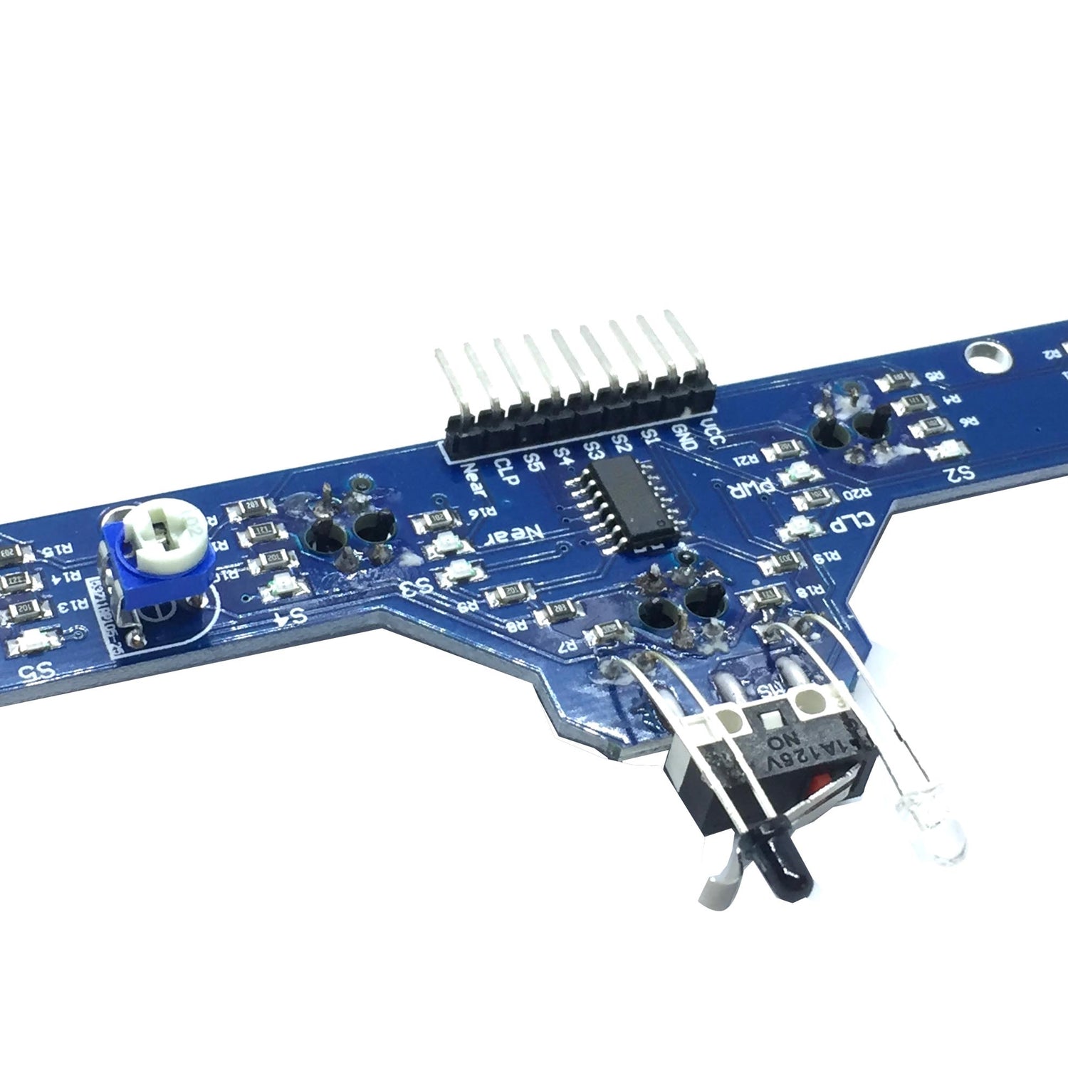 Line Tracking Sensor 5 Channel Module with Obstacle and Bump Sensor - circuitrocks