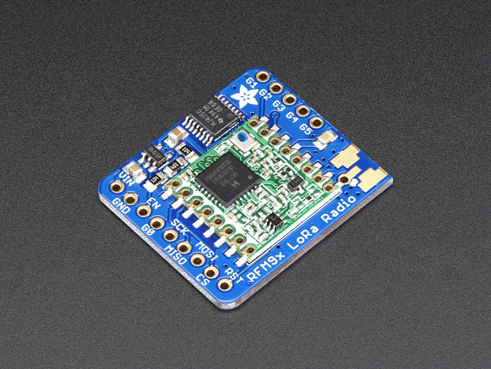 LoRa RFM95W Radio Transceiver Breakout 868 or 915 MHz Adafruit