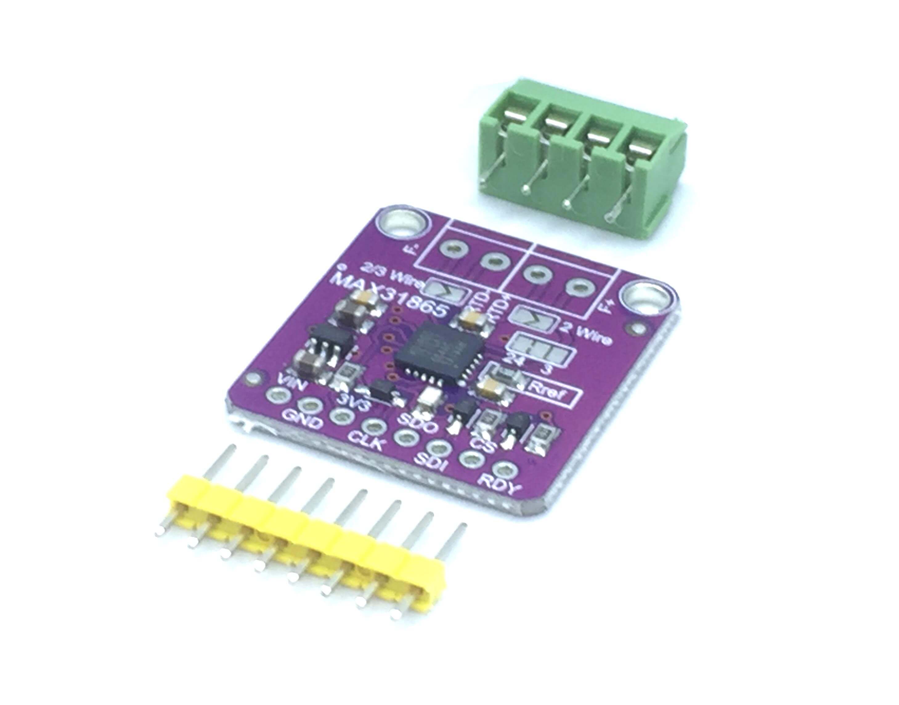 MAX31865 RTD Platinum Resistance Temperature | Circuitrocks