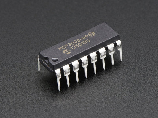 MCP3008 8 Channel 10 Bit ADC With SPI Interface