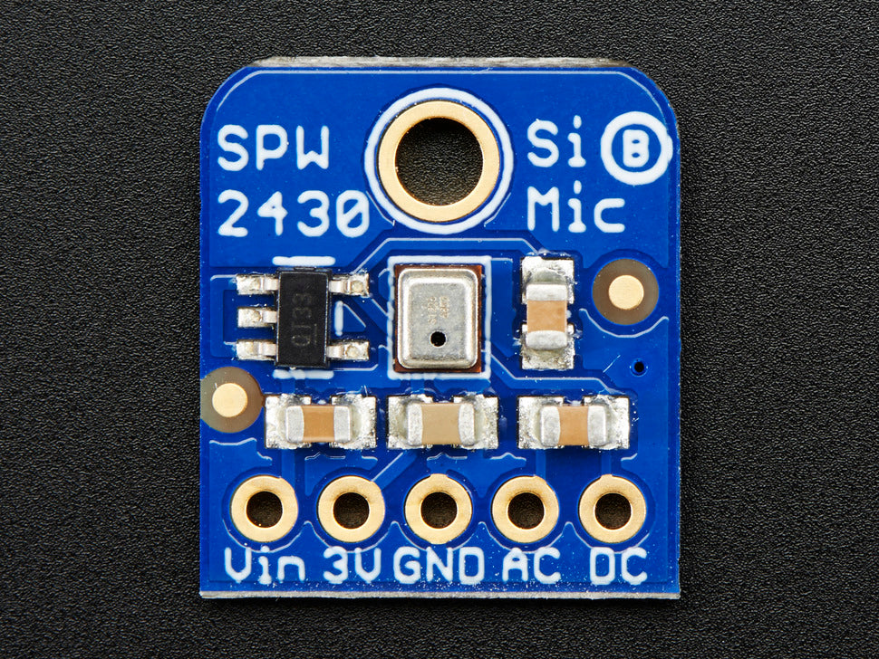 Adafruit MEMS Silicon Microphone Breakout SPW2430 - 2716