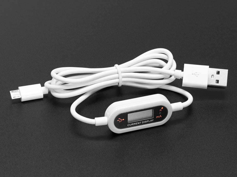 Micro-B USB Cable w/ LCD Voltage/Current Display