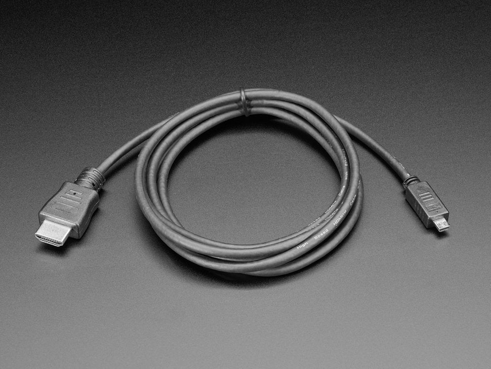 Micro HDMI to HDMI Cable 1.5 meters for Raspberry Pi 4