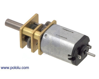 Micro Metal 50:1 Gearmotor HP 6V with Extended Motor Shaft