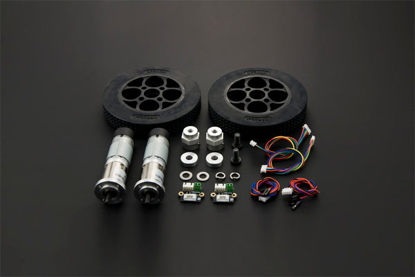Motor and Rubber Wheel Kit - circuitrocks