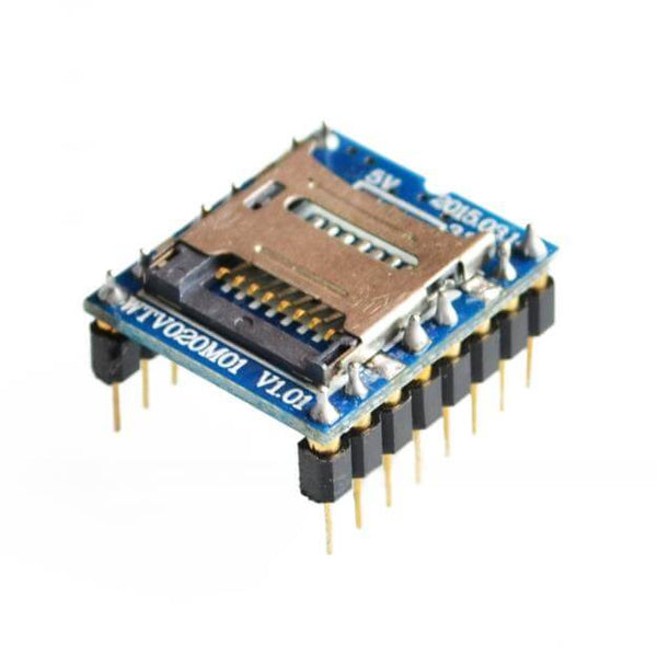 WTV020 MP3 MicroSD Sound Module - Arduino Compatible