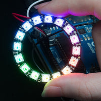 NeoPixel Ring 16 x 5050 RGB LED with Integrated Drivers - circuitrocks
